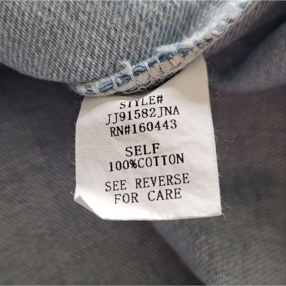 NWT Leopard Animal Print Denim Jacket Small - Picture 7 of 12